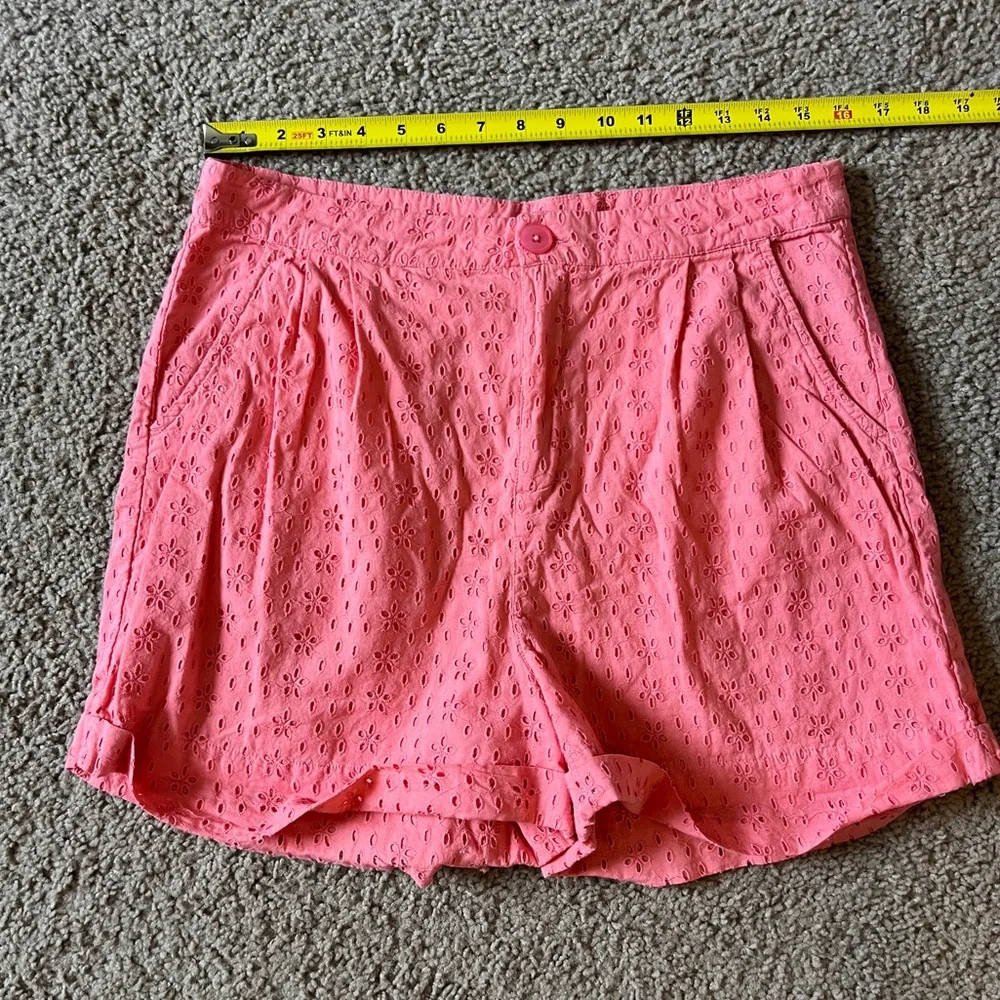 Venus 2 Piece Set Pink Salmon Eyelet Maxi Top (sz 16) & Matching bottoms (sz 14)